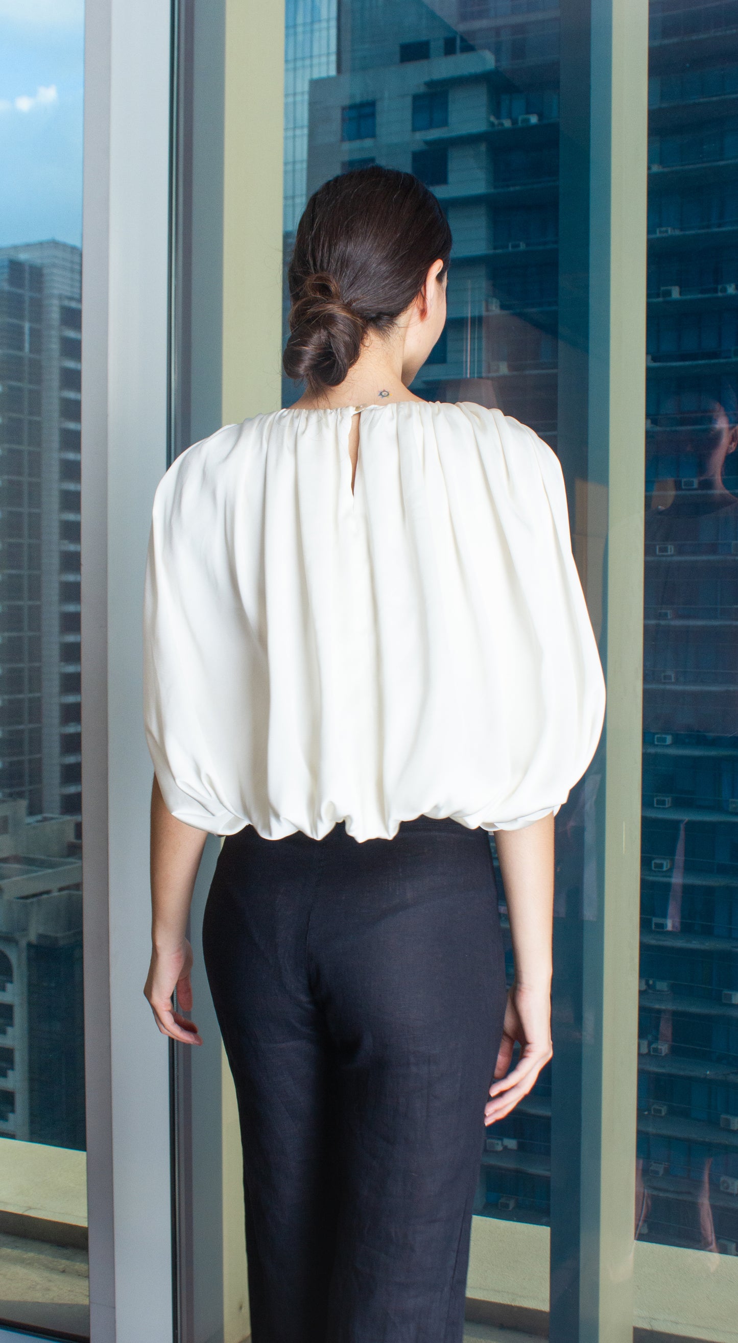 Bubble Top in Silk