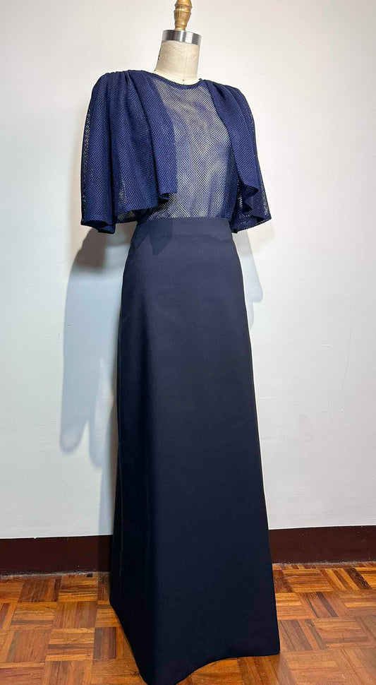 Back Zip Straight Cut Skirt