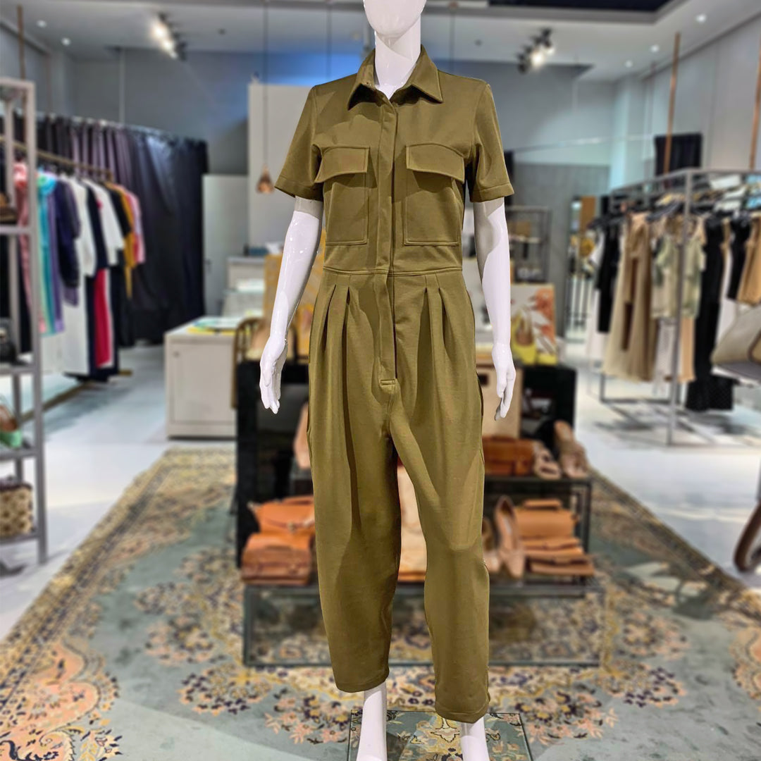Una Ricci Short Sleeve Jumpsuit