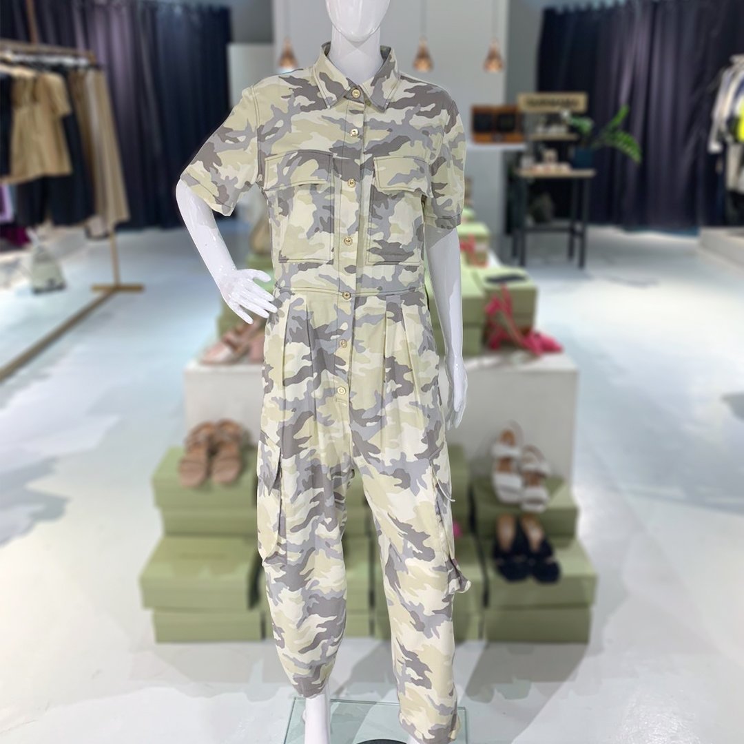 Una Ricci Short Sleeve Jumpsuit