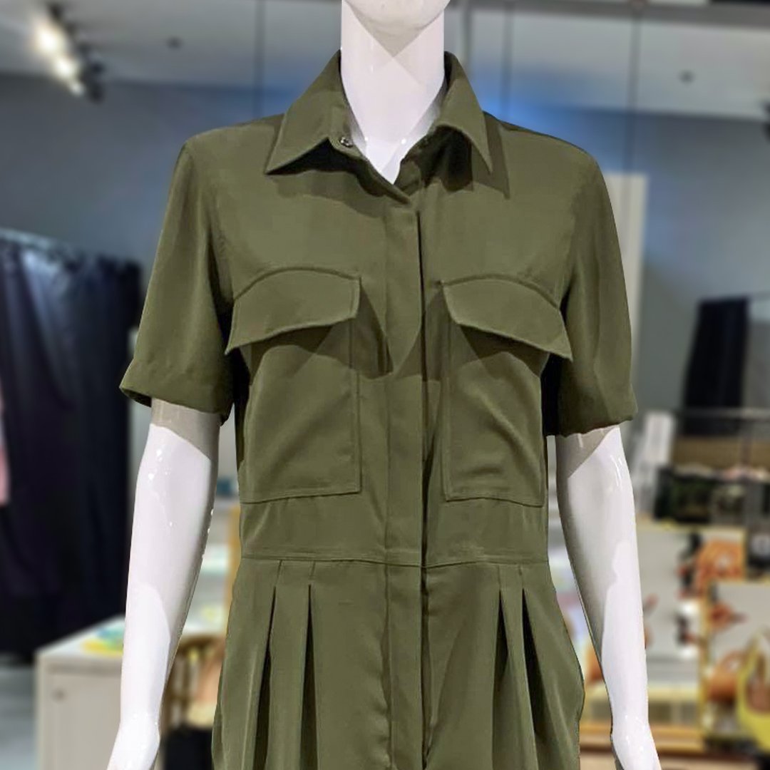 Una Ricci Short Sleeve Jumpsuit