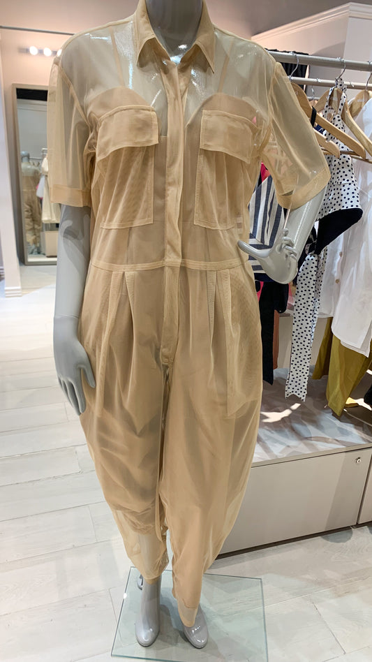 Short Sleeve Baggy Jumpsuit