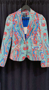 Multi-Brand — Jones New York Printed Blazer