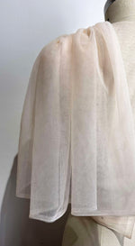 Load image into Gallery viewer, Oversized Shirred Sleeve Open Back Top in Powder Pink Soft Tulle
