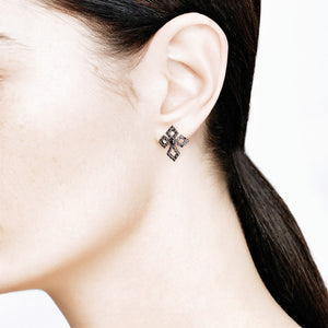 Federica Tosi Lobo Cross Earrings