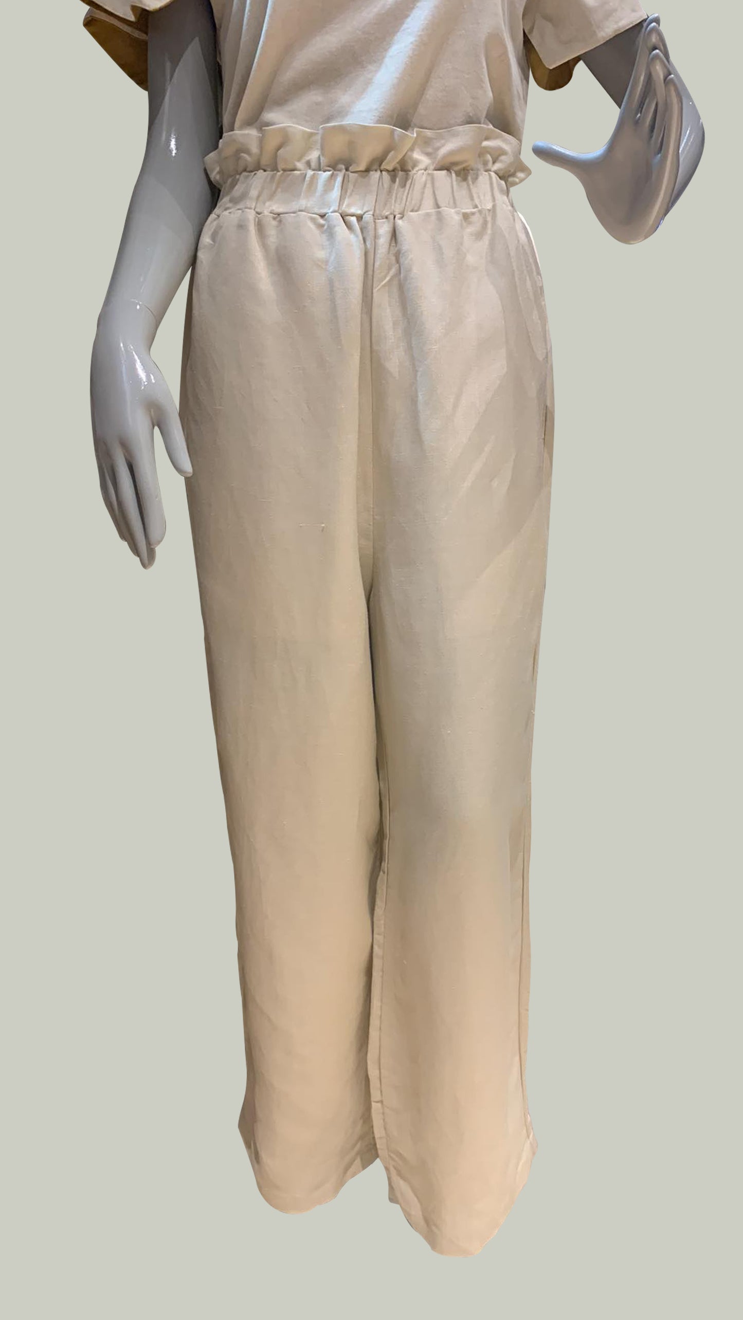 Gathered Waist Square Pants